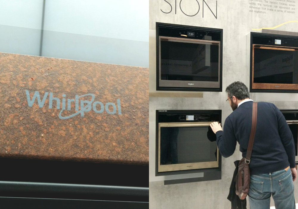 Salone del Mobile 2018: Industrial design with alternative materials by Whirlpool