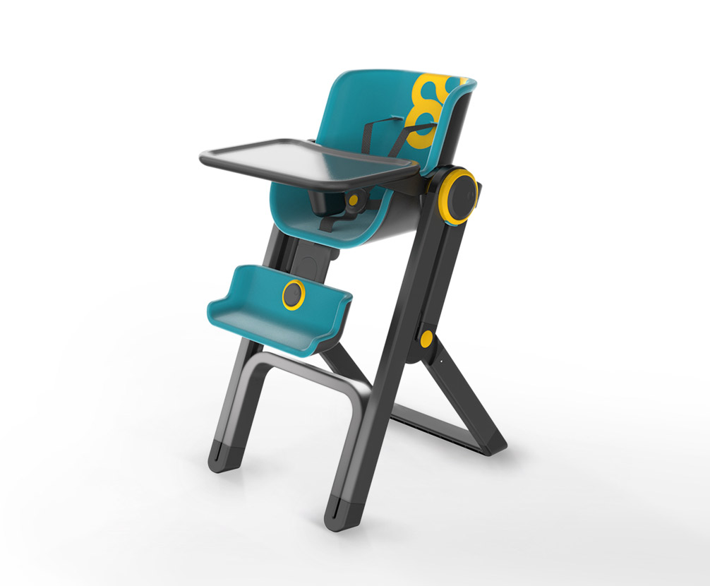 BabyFirst high chair design by innovation design agency Studio Volpi