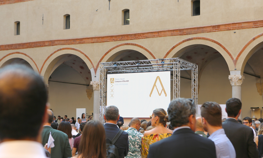 Compasso d'Oro Selection 2018 event at the Castello Sforzesco